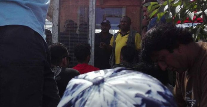 Standoff as Manus Island Refugees Block Police From Entering Compound