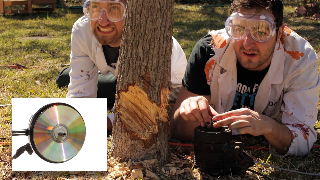 CD Shattering at 170,000FPS! - The Slow Mo Guys
