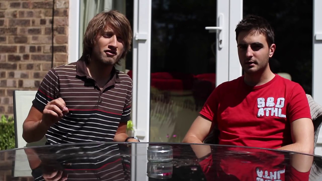 Champagne Cork to the Face - The Slow Mo Guys