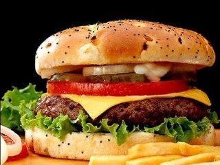 Hamburguesa de carne con hongos