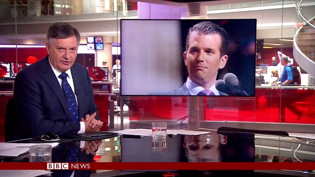 Trump defends 'innocent' son Donald Jr over Russia meeting - BBC News
