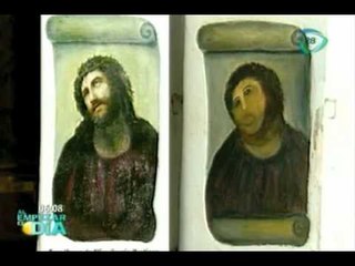 Arruina obra de arte sacro tras pésima restauración