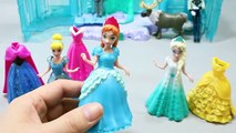 겨울왕국 엘사 안나 신데렐라 Disney Frozen Elsa Anna cinderella Princess Magic Clip Dolls dresses Toys
