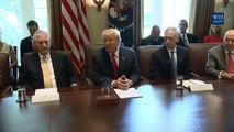 John Kelly And President Trump In Cabinet Meeting