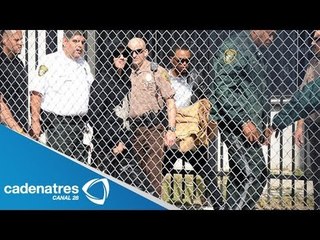 Momento justo en que Justin Bieber ingresa a la cárcel / Justin Bieber enters prison