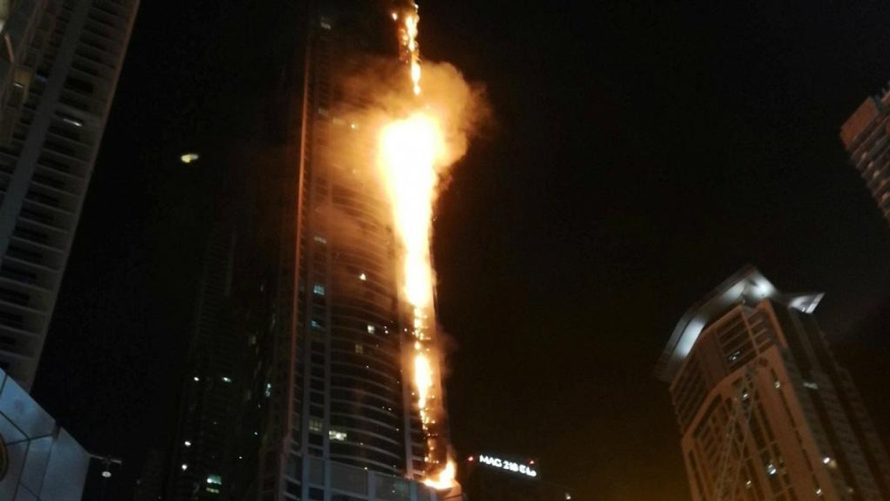 حريق جديد في برج "الشعلة" بدبي