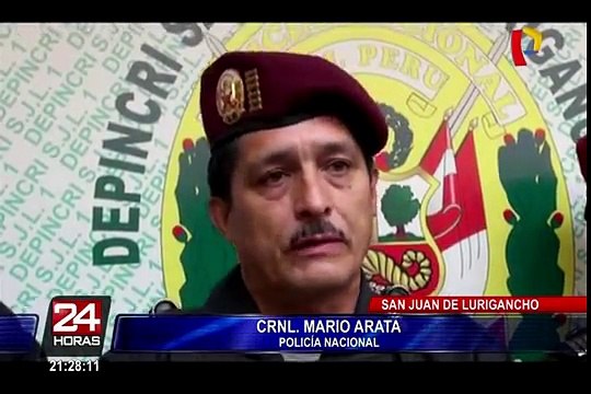 SJL: capturan a banda de raqueteros tras persecución
