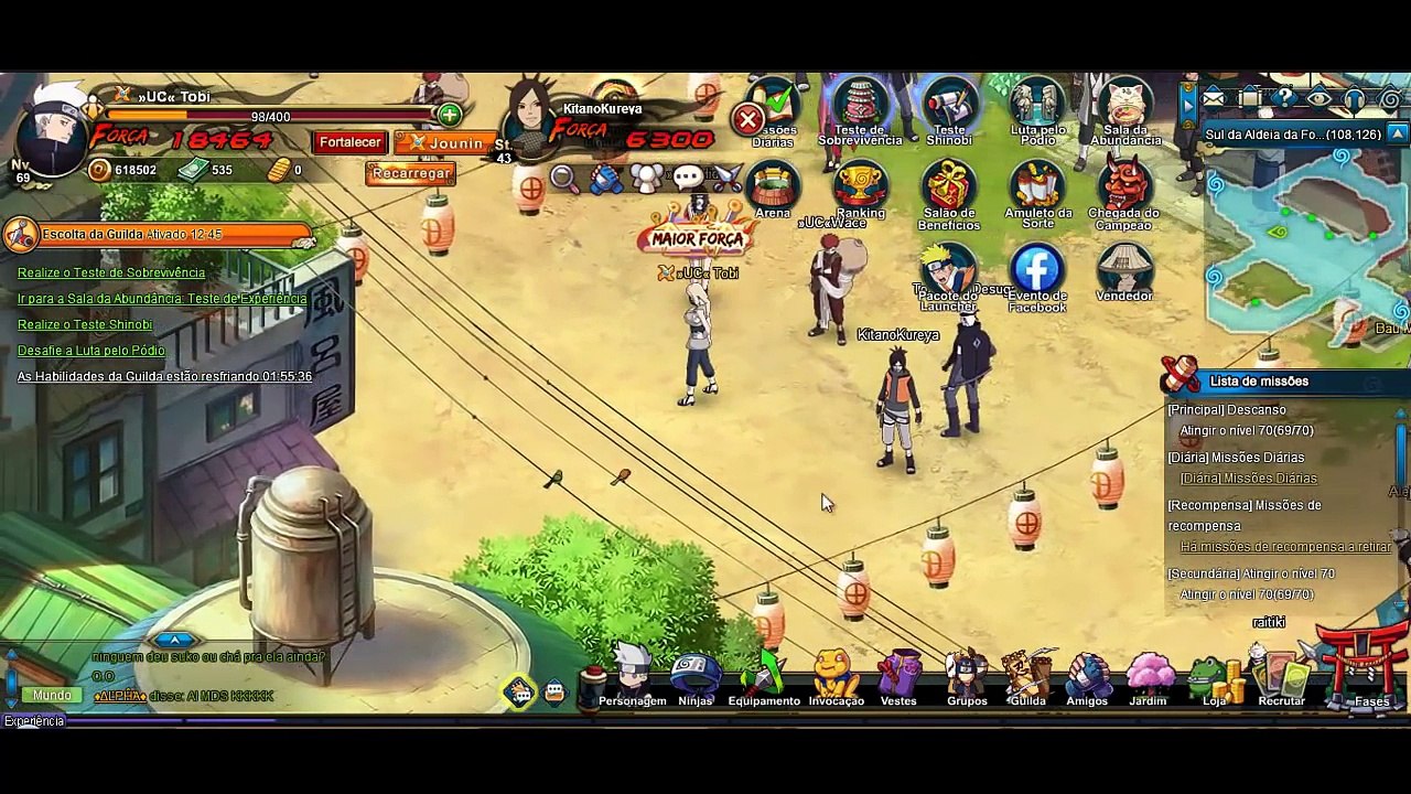 COMO EU PEGUEI A (TSUNADE GRANDE SEIOS NINJA) || NARUTO ONLINE