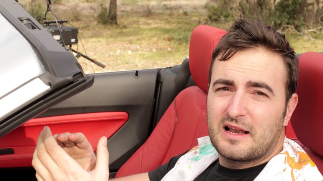 Convertible Aerodynamics at 1000fps - The Slow Mo Guys