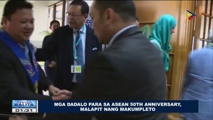 Mga dadalo para sa #ASEAN 50th Anniversary, malapit nang makumpleto