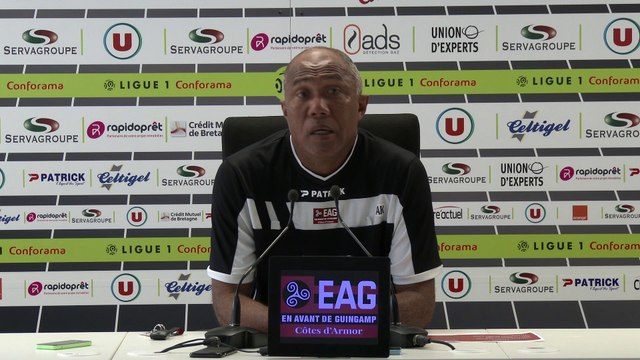 Le Point presse d'Antoine Kombouaré avant METZ-EAG J1 L1 2017-2018