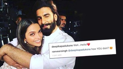 Ranveer Singh And Deepika Padukone Openly Flirt On Social Media