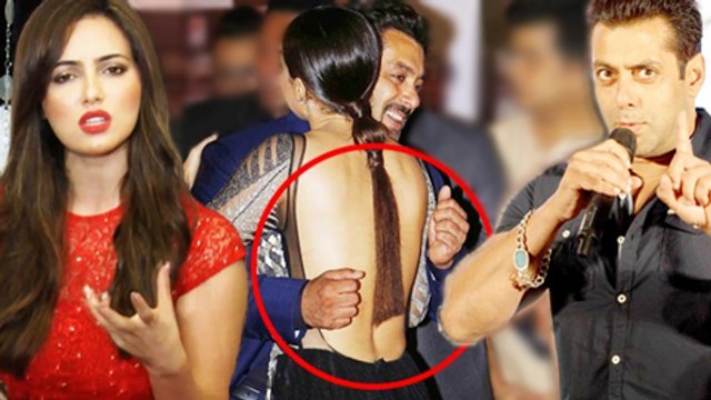 Sana Khaan ANGRY REPLY ON The Sana - Salman Awkward Hug At Big Zee Entertainment Awards