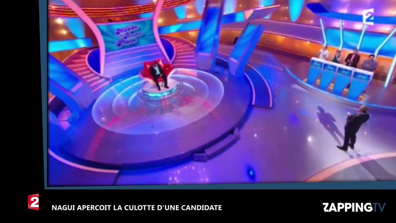 Tout le monde veut prendre sa place : Nagui voit la culotte d'une candidate, fou rire sur le plateau (vidéo)