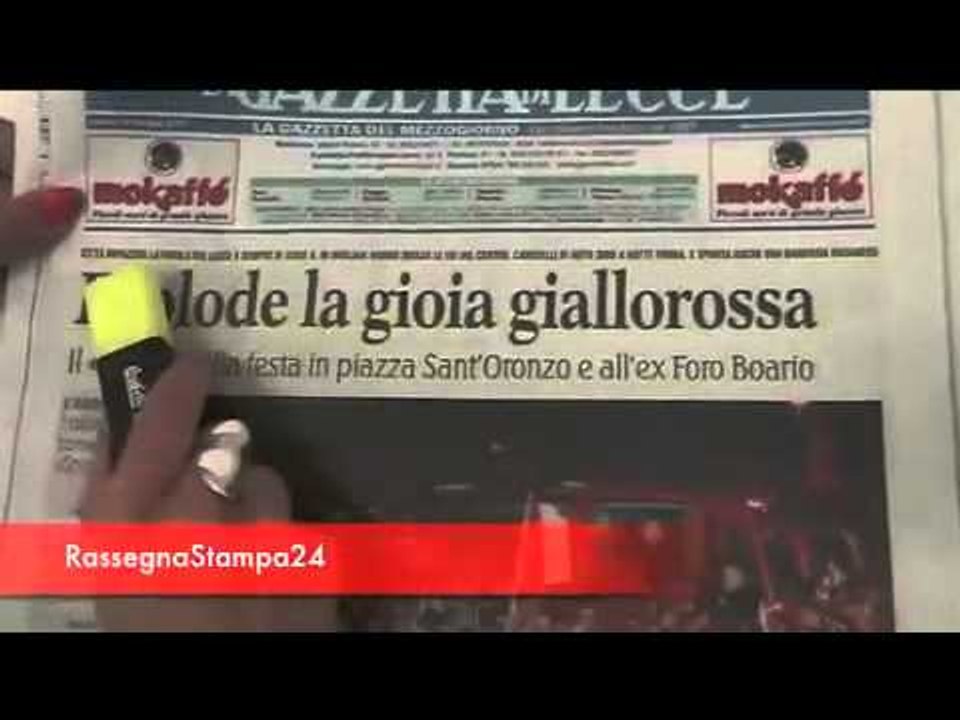 Leccenews24 Notizie dal Salento: rassegna stampa 16 Maggio