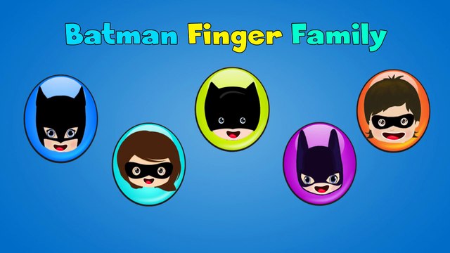 Finger Family Song | Batman Superheroes Finger Family Nursery Rhymes And Rhymes For Kids
