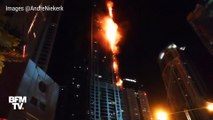 À Dubaï, un incendie ravage l'un des plus hauts gratte-ciel au monde