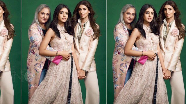 Navya Naveli Nanda's FIRST Photoshoot With Shweta Nanda And Jaya Bachchan
