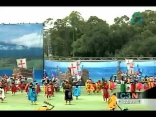 Recrean capítulos históricos de la vida nacional de México