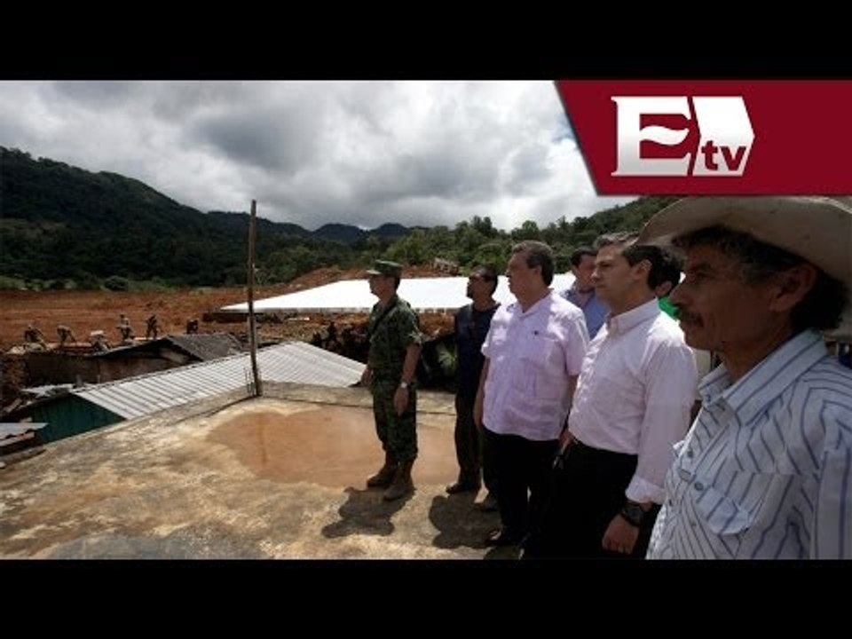 Enrique Peña Nieto entrega apoyos para restauración de zonas afectadas en Guerrero