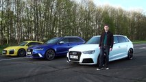 Review car - Mega Audi Drag Race R8 v RS6 v RS3 v S1 v RS2 v Ducati 2017  Head2Head