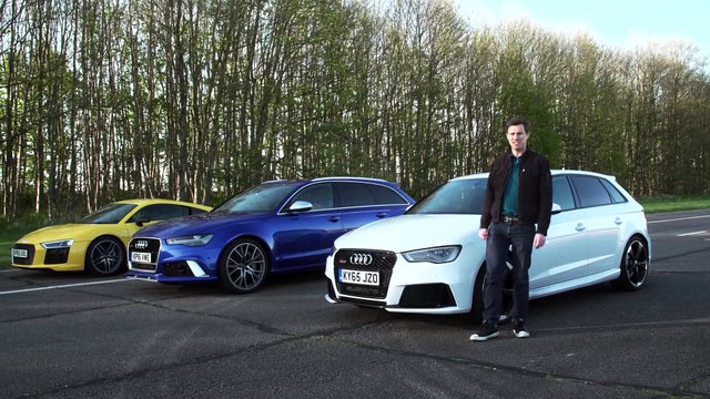 Review car - Mega Audi Drag Race R8 v RS6 v RS3 v S1 v RS2 v Ducati 2017 Head2Head