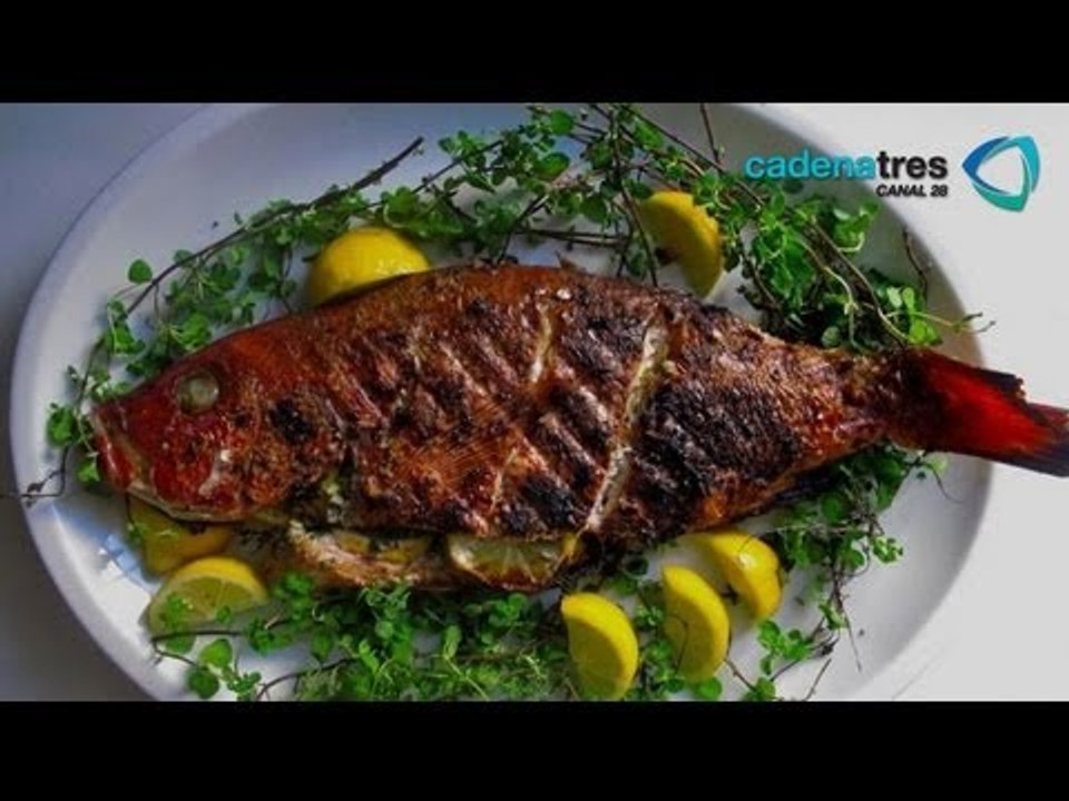 Receta de huauchinango con tomillo, jitomates y...