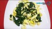Receta de huevos revueltos con espinacas y parmesano. Receta de huevos / Huevos con espinaca