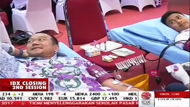 Peringati Ultah Pasar Modal, BEI dan OJK Gelar Donor Darah