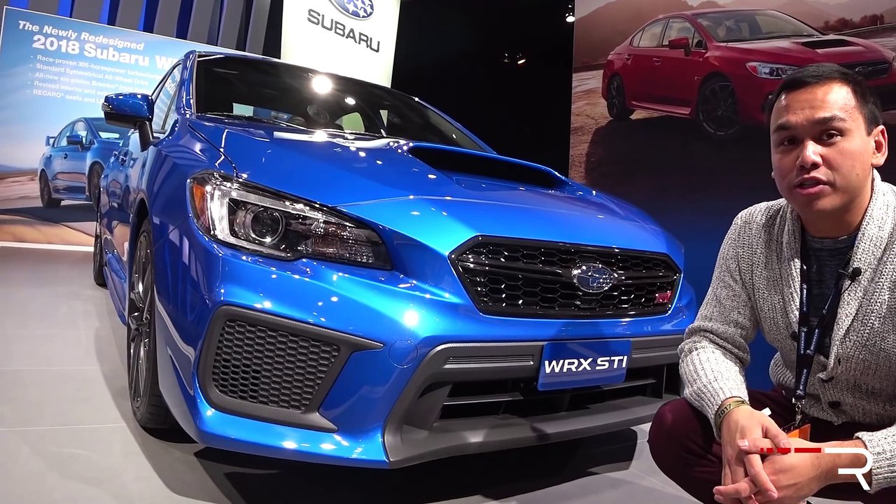 Review car - 2018 Subaru WRX STI – Redline First Look – 2017 NAIAS