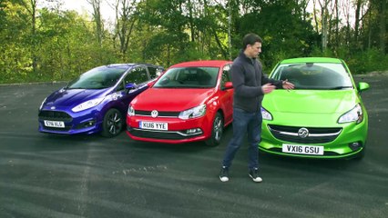 Review car - Ford Fiesta vs Volkswagen Polo vs Vauxhall Corsa 2016 review  Head2head