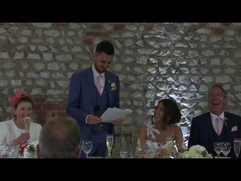 Groom Takes Wedding Banter to a New Level With Watford-FC Themed Speech