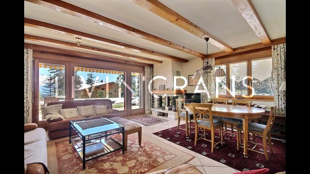 VENDU. Crans-Montana, 4.5 pièces sud-ouest, avec grand jardin et vue