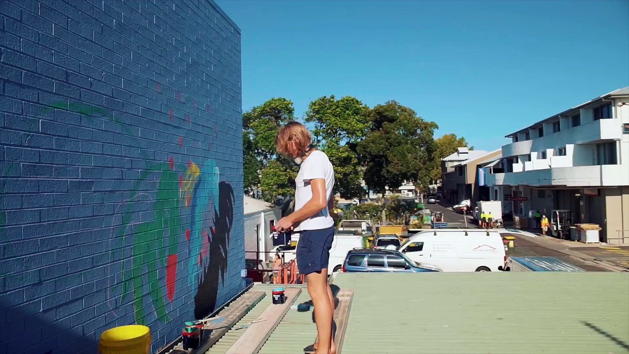 Byron Bay se transforme en ville du street art avec l'Elysium de Lateen Lane