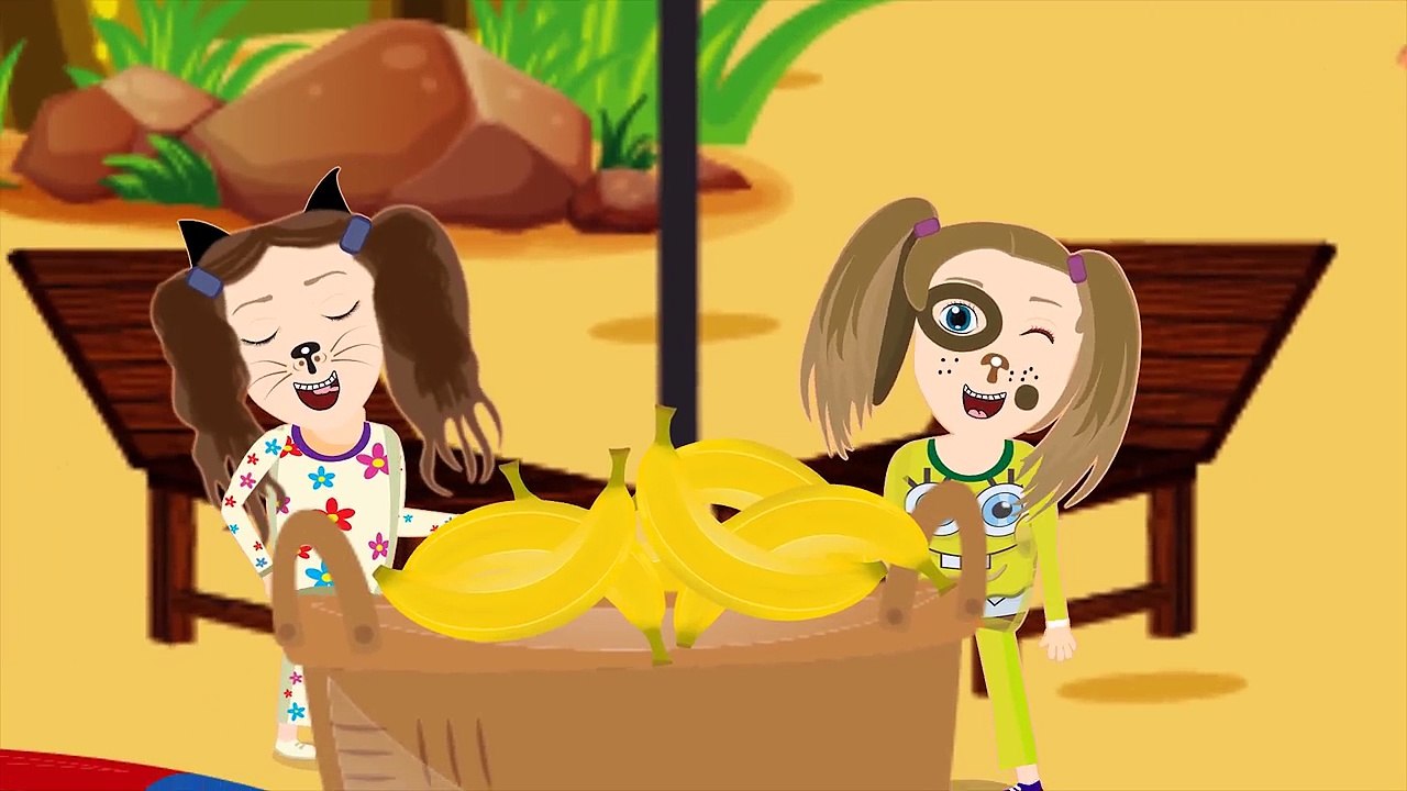 Learn Colors with BAD Baby JOHNY JOHNY Yes Papa Nursery Rhymes Song For Bad Kids & GIANT BANANA Pool