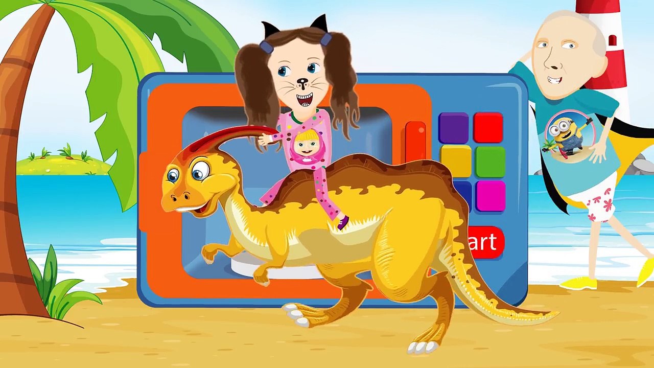 Learn Colors with Bad Baby Squishy the Dinosaur Microwave Oven Surprise Eggs Toy for Children Kids