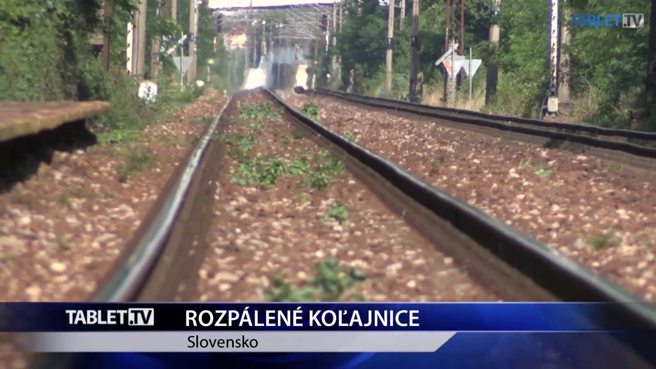 Vysoké teploty ovplyvňujú dopravu, môže dôjsť k vychýleniu koľaje