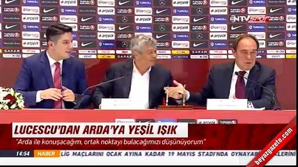 Lucescu'nun imza töreninde gergin anlar