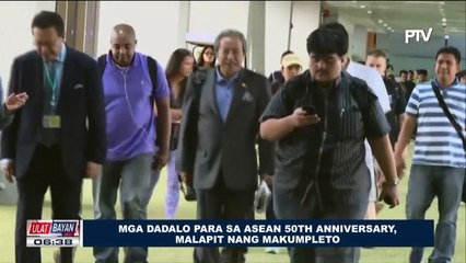 Mga dadalo para sa #ASEAN 50th Anniversary, malapit nang makumpleto