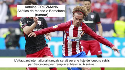 JT du Mercato (04/08/17) : Neymar à Paris, Dalbert à Inter Milan, Griezmann vers Barcelone...