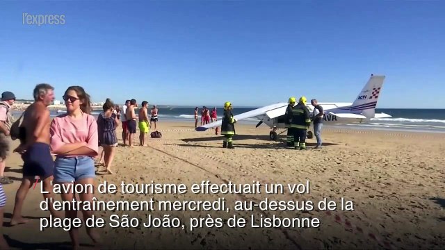 Portugal: un avion atterrit sur une plage et tue deux baigneurs