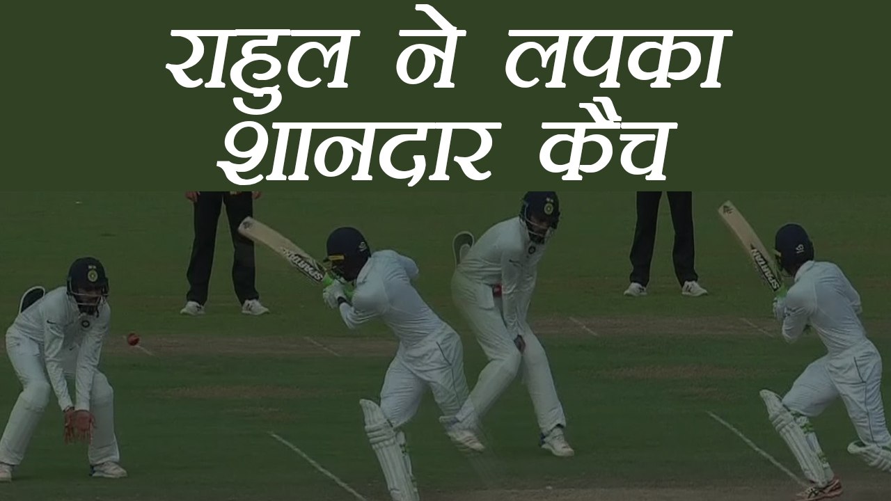 KL Rahul takes outstanding catch to dismiss Upu...