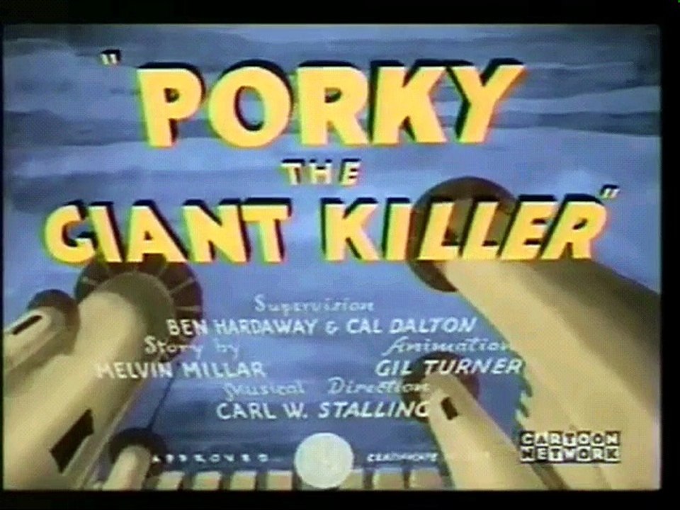 Porky The Gigant Killer (Computer Colorized)