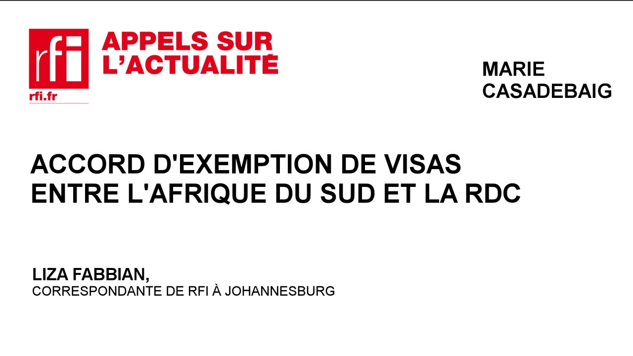 Accord d’exemption de visas entre l’Afrique du Sud et la RDC
