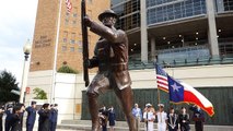 Veterans Ceremony at Texas DKR Memorial Stadium