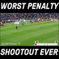 Worst penalty shootout ever #LOOL
