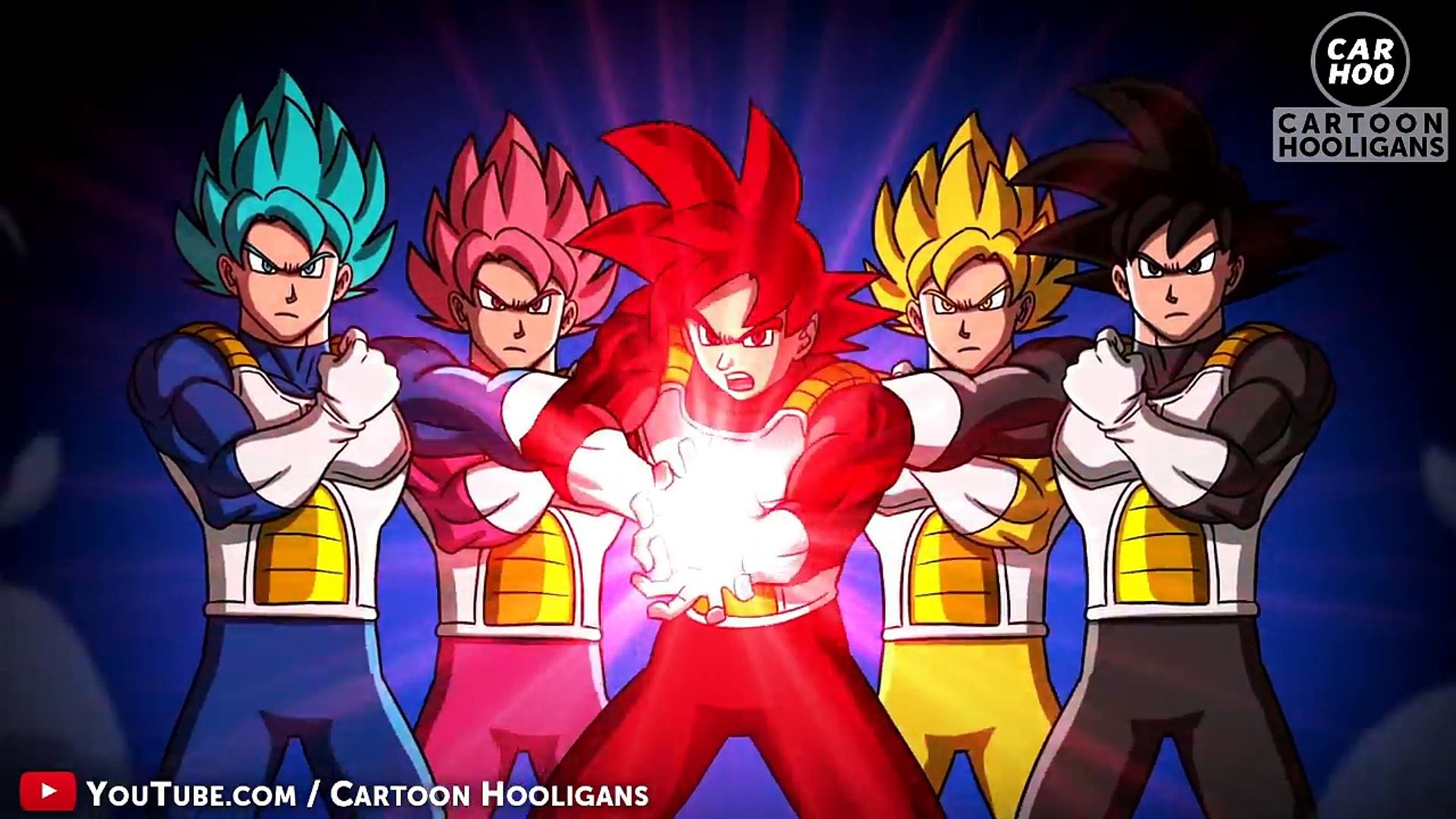 GOKU SAIYAN RANGERS 【 Dragon Ball Super & Power Rangers Parody 】 