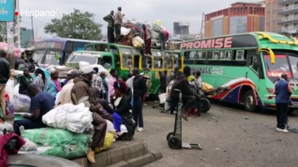 La capital de Kenia se vacía por temor a una nueva ola de violencia electoral