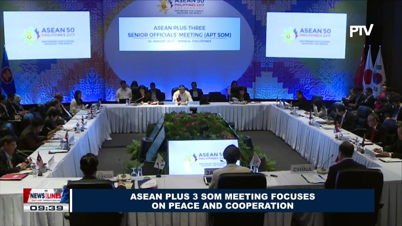 #ASEAN plus 3 SOM meeting focuses on peace and cooperation