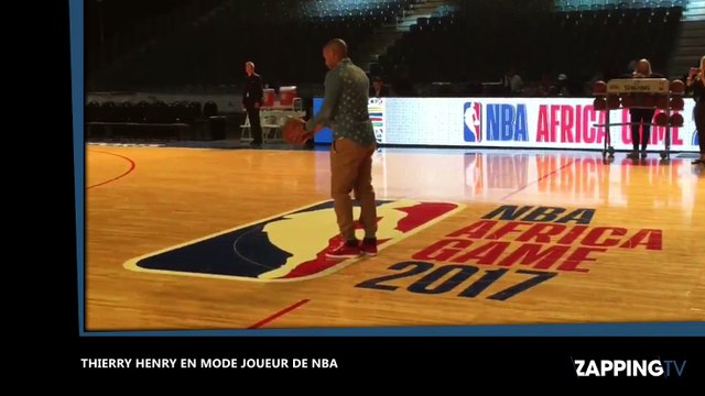 Thierry Henry en mode NBA, il marque un panier au pied du milieu de terrain (Vidéo)